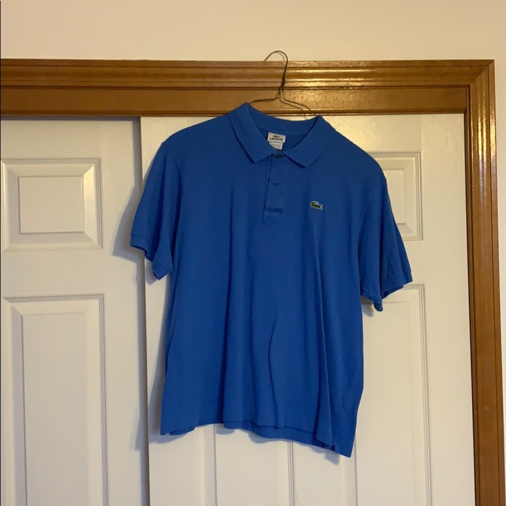 Lacoste blue polo